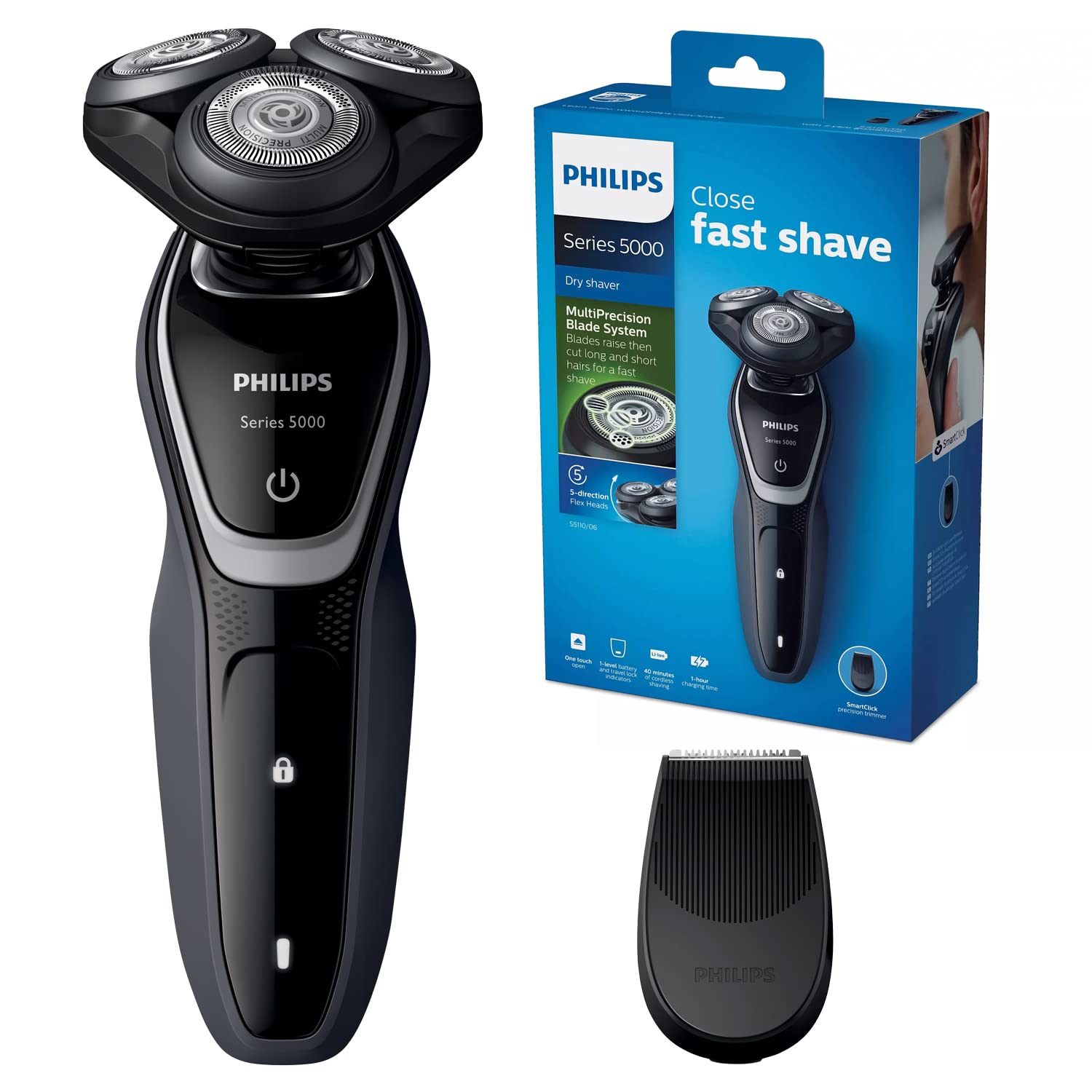 Philips S5110/06 Series 5000 Electric Shaver with Precision
